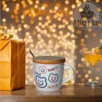 ماگ گربه ای درب چوبی | میگ ماگ