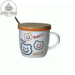 ماگ گربه ای درب چوبی | فروشگاه میگ ماگ