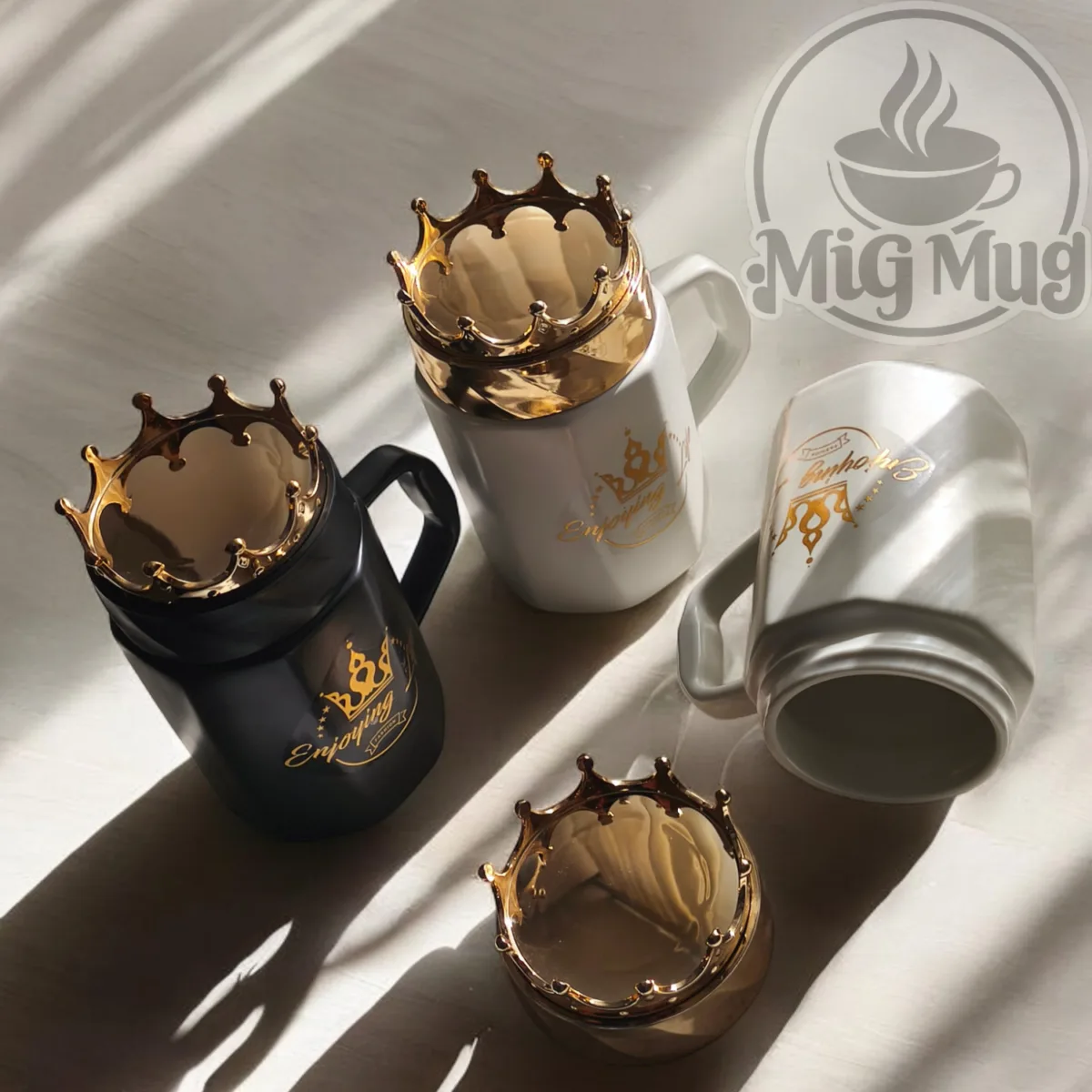 ماگ تاج دار سرامیکی | ماگ طرح تاج - Image 3