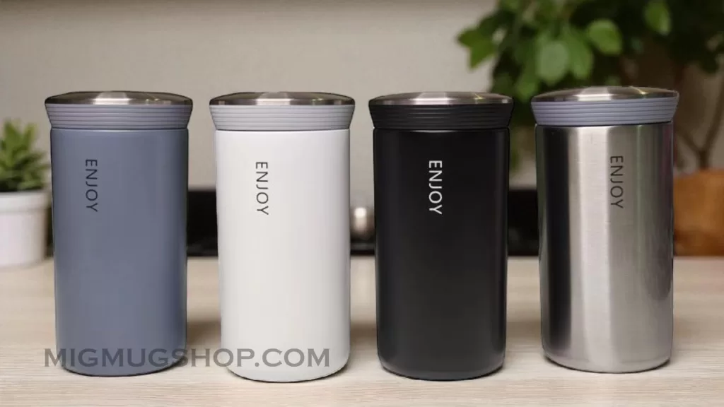 4 عدد تراول ماگ اینجوی در رنگ های مختلف