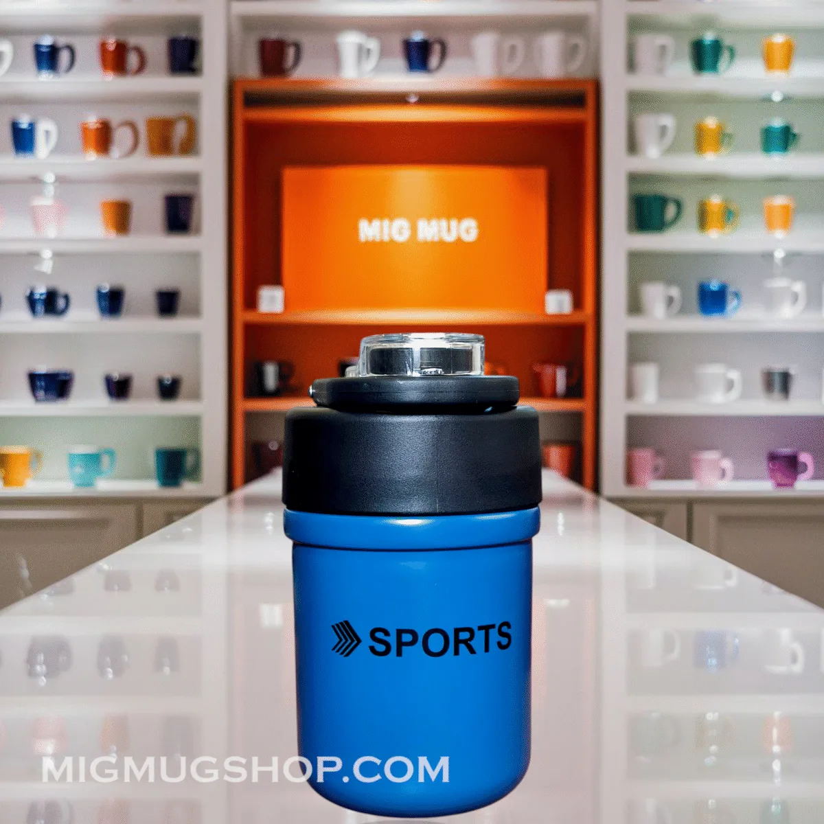 تراول ماگ اسپرت آبی