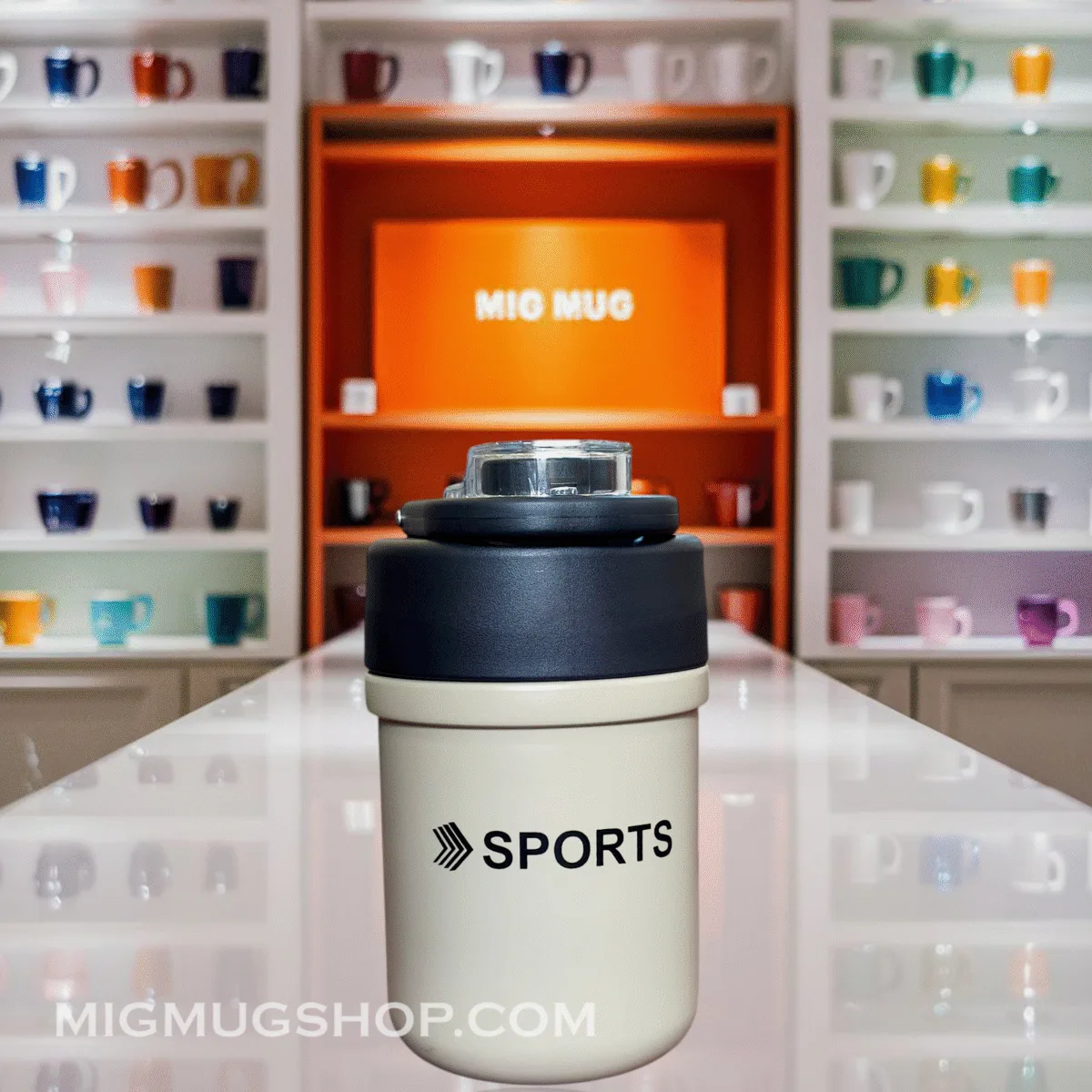 تراول ماگ اسپرت خاکی