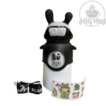 تراول ماگ طرح خرگوش مشکی