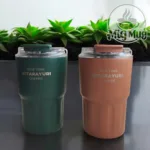 تراول ماگ لیوانی سیتارا سبز و قهوه ای