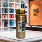 فلاسک درب آینه ای طلایی