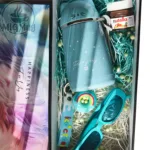 باکس هدیه دخترانه آبی گربه ای - Image 2