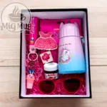 باکس هدیه دخترانه صورتی (پک هدیه) - Image 2