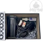 باکس هدیه مردانه مشکی (پک هدیه)