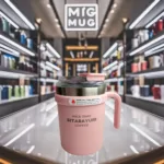 تراول ماگ دسته دار سیتارا صورتی