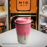 تراول ماگ لیزری پاستیلی صورتی