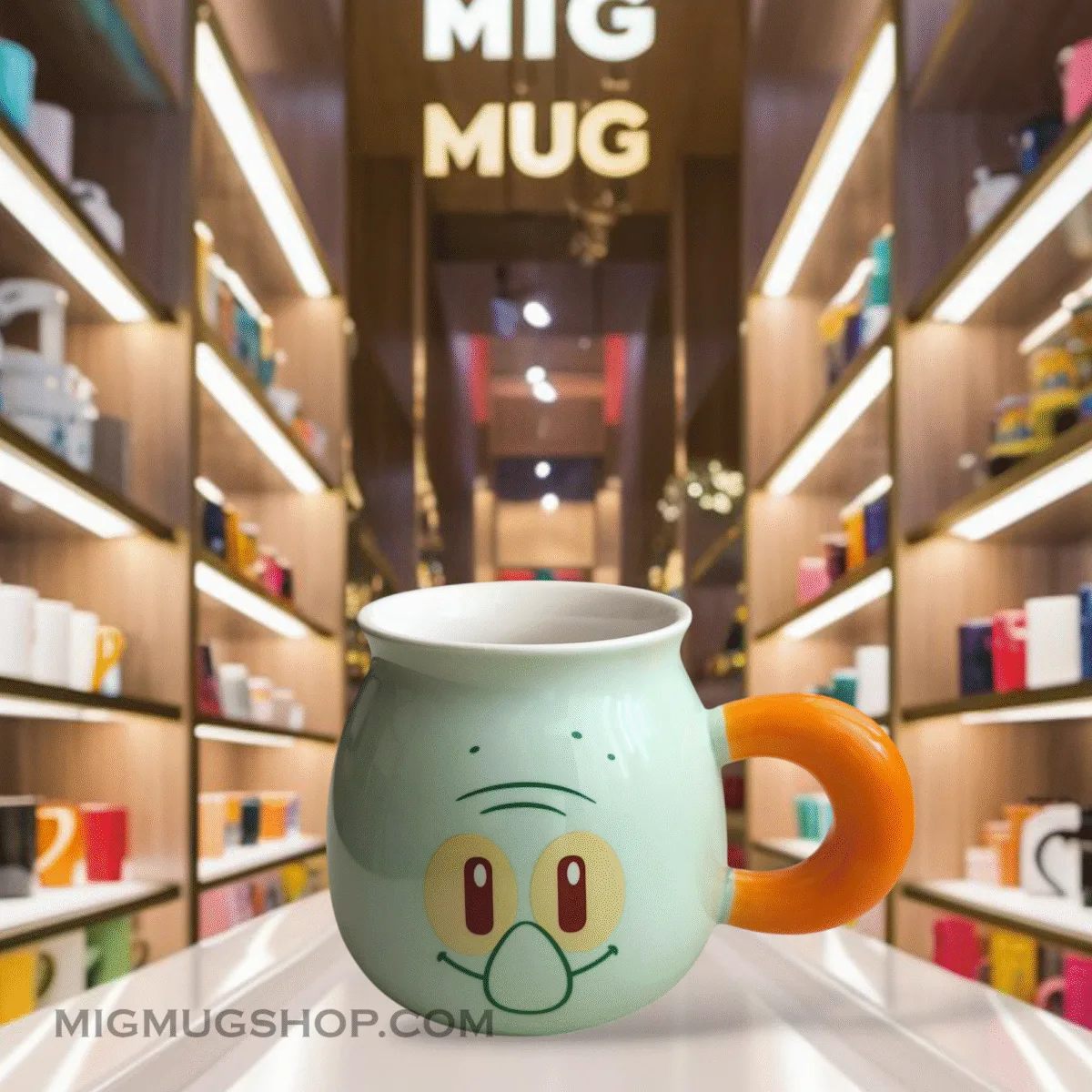 ماگ اختاپوس خندان دسته گرد - Image 2