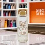 تراول ماگ MOMO سفید طلایی