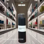 تراول ماگ درب چوبی قلمی مشکی