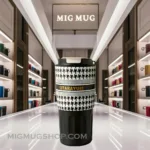 تراول ماگ سیتارا لیوانی پارچه ای مشکی سفید