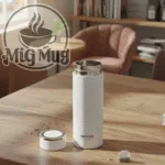 خرید تراول ماگ سفید و مشکی YIPINSHI