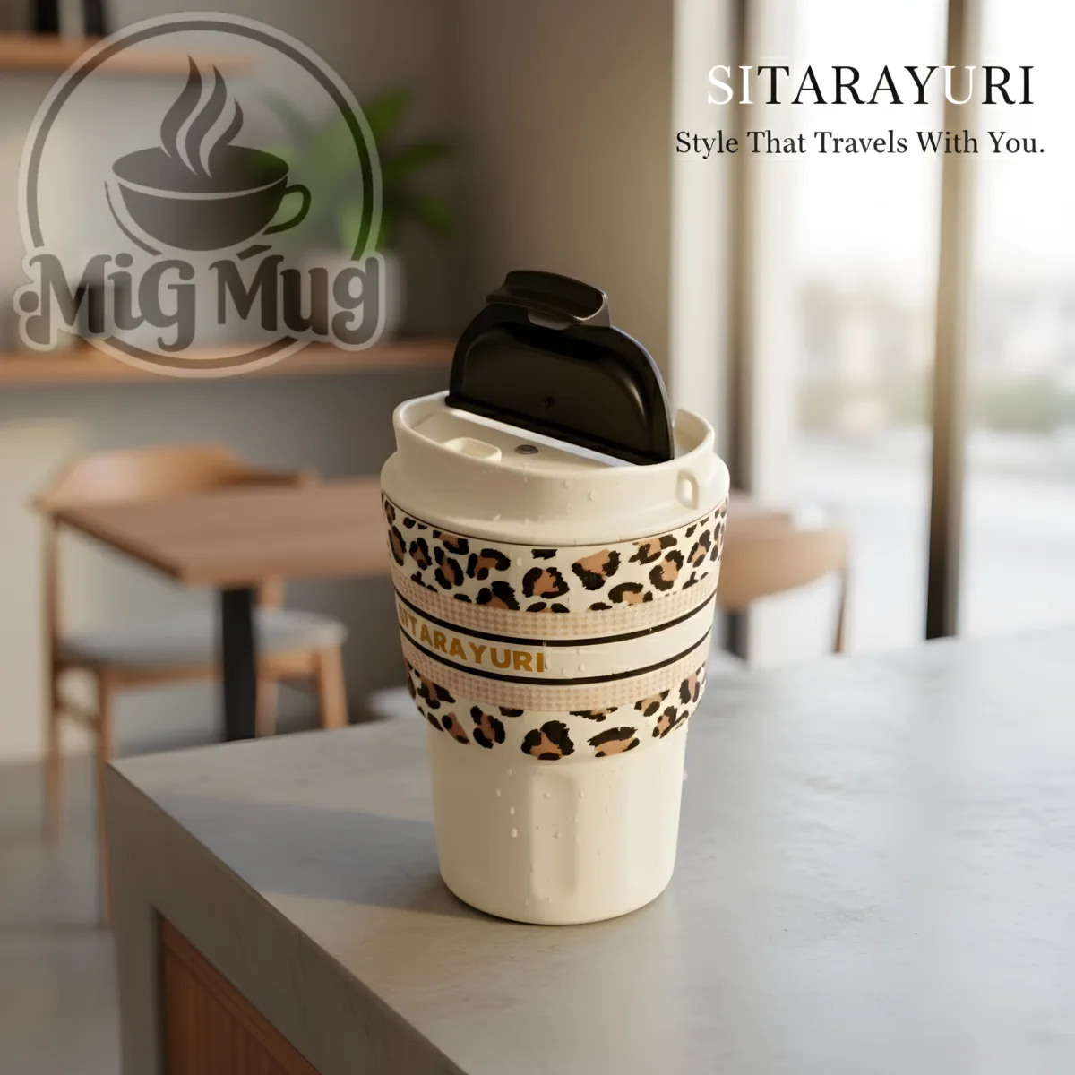 خرید تراول ماگ پلنگی سیتارا